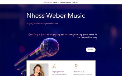 Latest Website – Nhess Weber Music