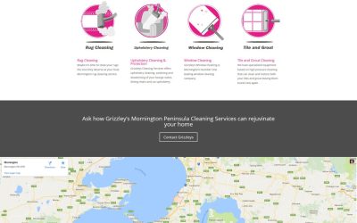 Mornington Peninsula Carpet Cleaning Website – Grizzley’s Cleaning Services