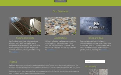 Polished Concrete Website Design Melbourne – Eco Grind Concrete Polishing