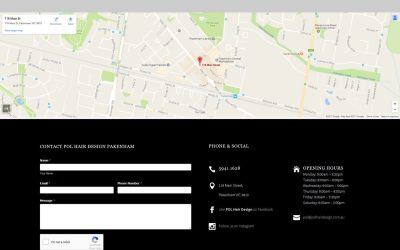Pakenham Hair Salon Website – Pol Hair Design