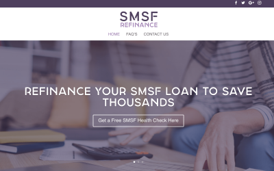 SMSF Refinance – Finance Website Design Melbourne