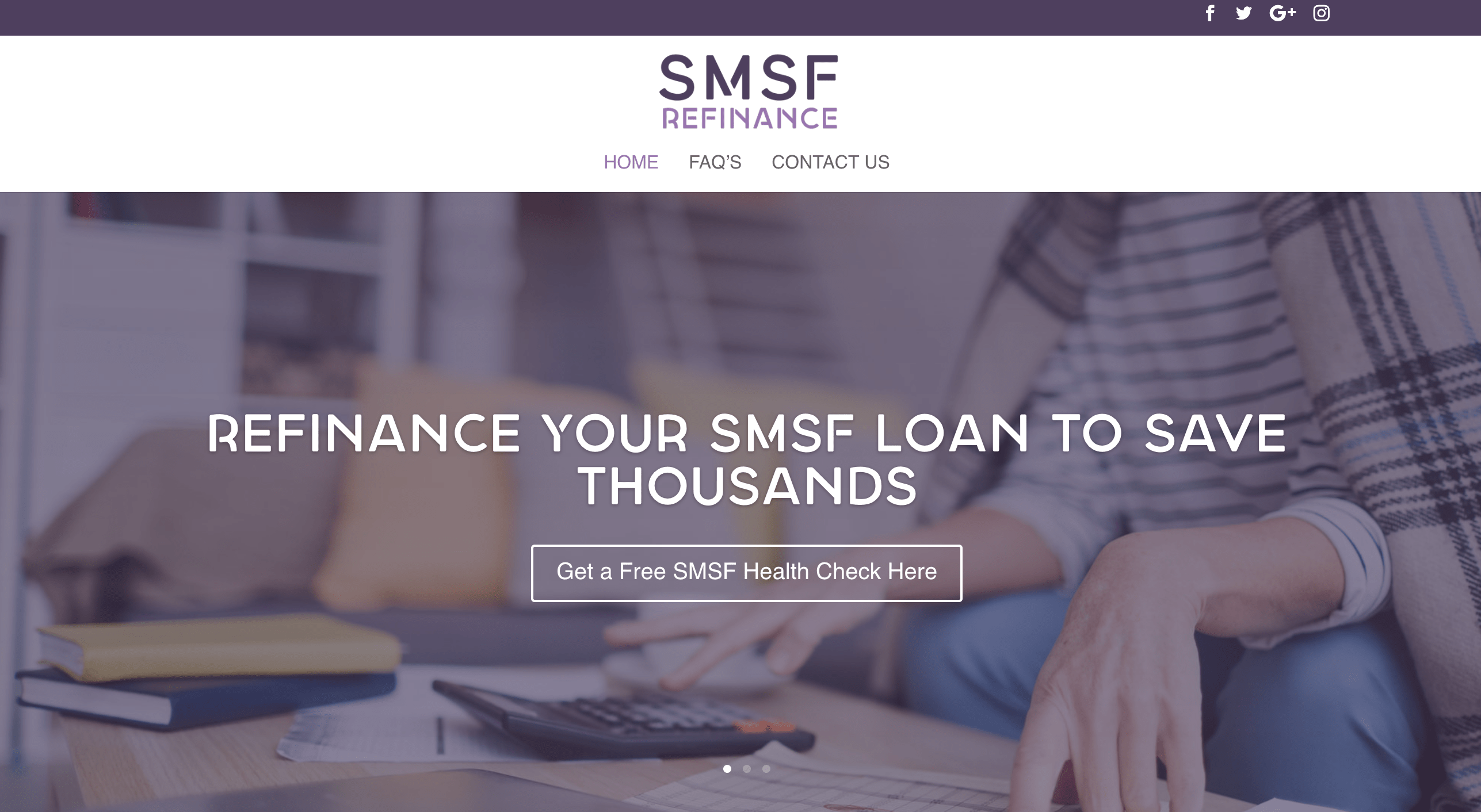 SMSF Refinance - Finance Website Design Melbourne