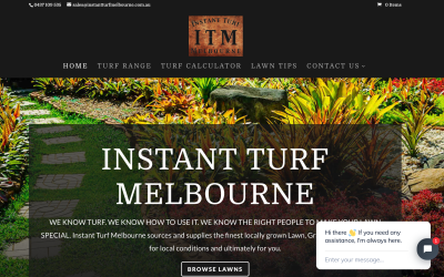 Instant Turf Melbourne – Garden Website Design Melbourne