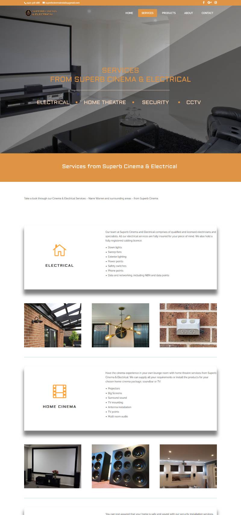Superb Cinema and Electrical New 1 - OPT Superb Cinema Website