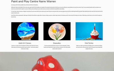 Paint a Pot – Narre Warren Website Redesign