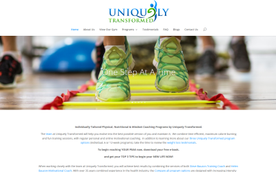 Mulgrave Personal Training Website – Uniquely Transformed