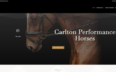 Carlton Performance Horses – Garfield Website Design