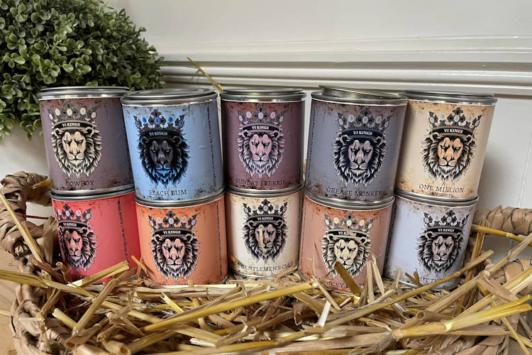 6 Kings Logo and Branding - Masculine Candles 6 Kings Logo and Branding - Masculine Candles