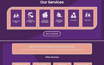 My Life Redesign: NDIS Website Designer Melbourne