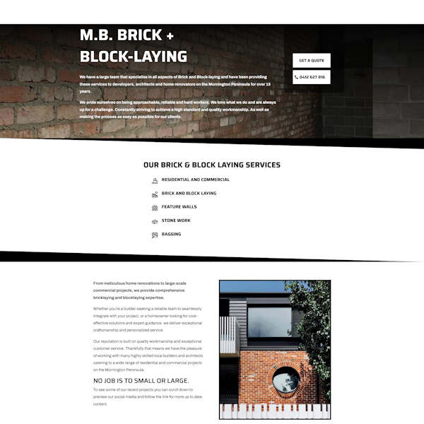 Tradie Website Design Tradie Website Design